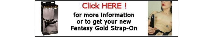 Get your Gold Designer Strap On with Dildo